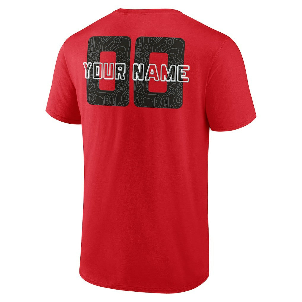 Red Chicago Bulls Stellar Personalized Name & Number T-Shirt sale | NBA