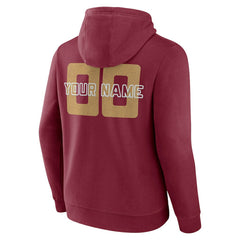 Wine Cleveland Cavaliers Stellar Personalized Name & Number Pullover Hoodie sale | NBA