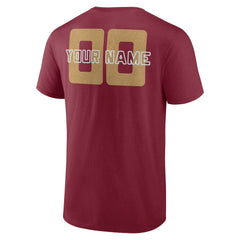Wine Cleveland Cavaliers Stellar Personalized Name & Number T-Shirt sale | NBA