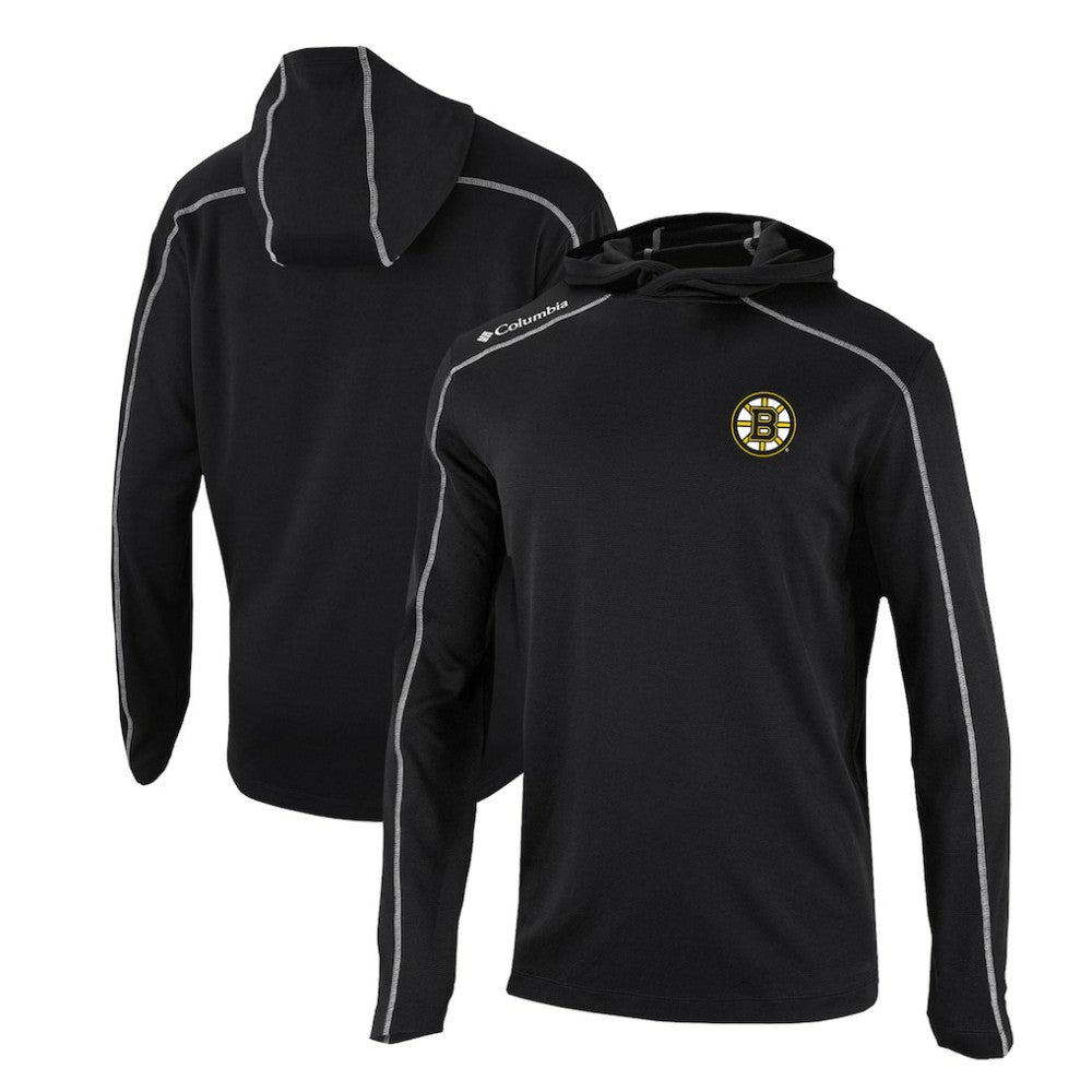 Boston Bruins Columbia Omni-Wick Shotgun Long Sleeve Hoodie T-Shirt -  NHL T-shirts
