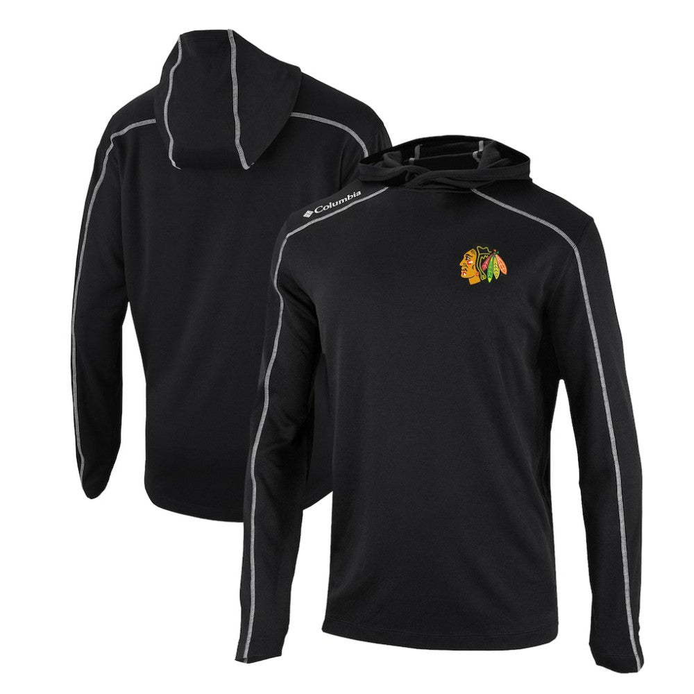 Chicago Blackhawks Columbia Omni-Wick Shotgun Long Sleeve Hoodie T-Shirt -  NHL T-shirts