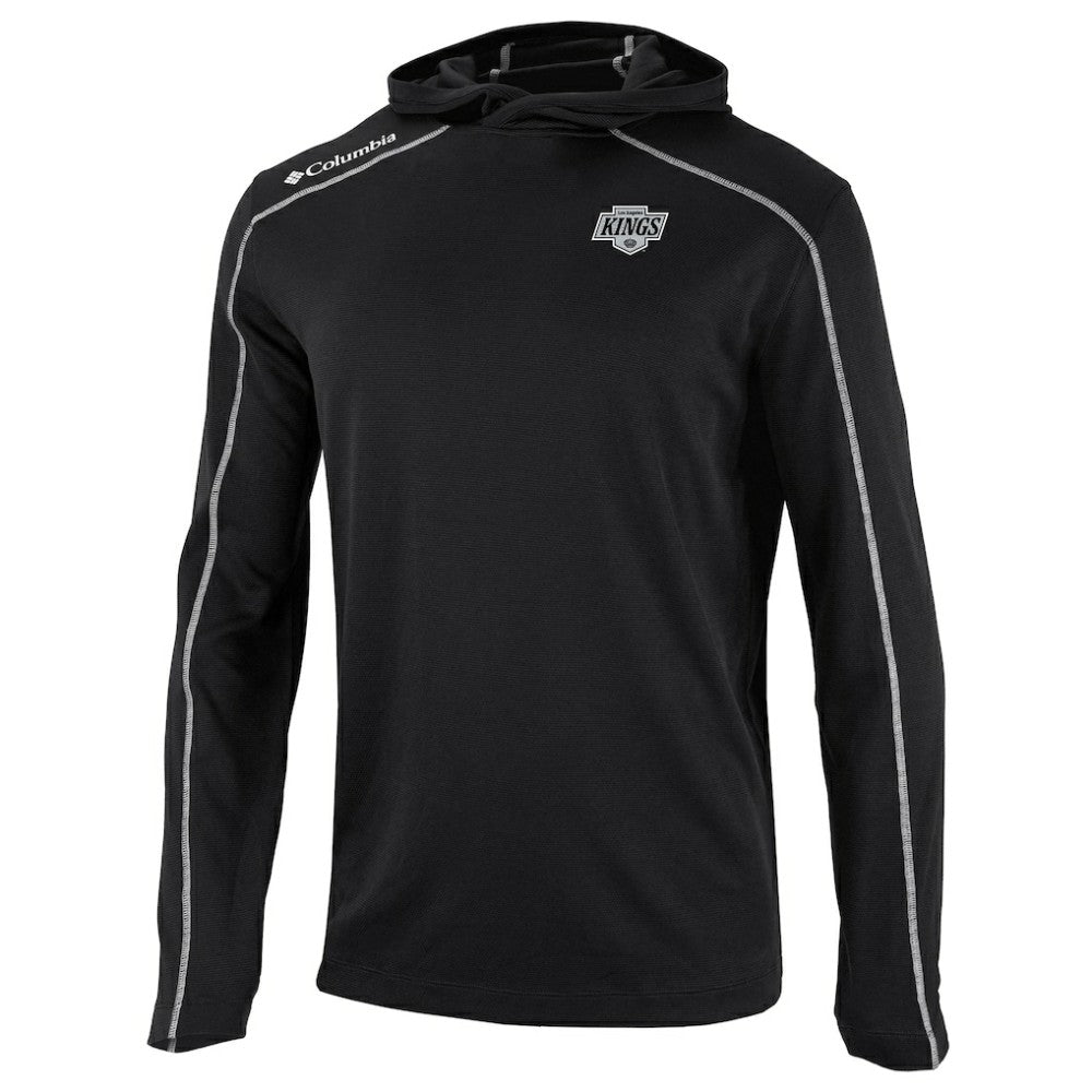 Los Angeles Kings Columbia Omni-Wick Shotgun Long Sleeve Hoodie T-Shirt -  NHL T-shirts