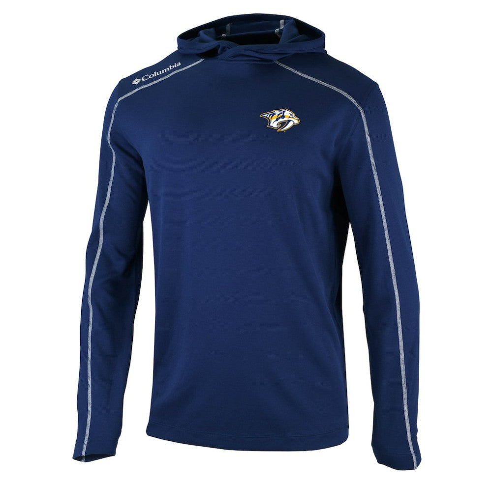 Nashville Predators Columbia Omni-Wick Shotgun Long Sleeve Hoodie T-Shirt -  NHL T-shirts