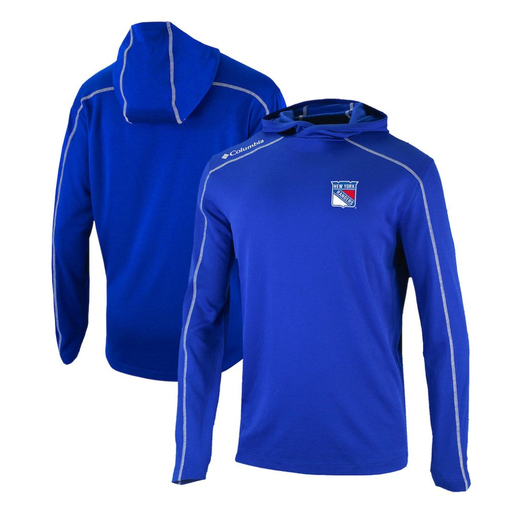 New York Rangers Columbia Omni-Wick Shotgun Long Sleeve Hoodie T-Shirt -  NHL T-shirts