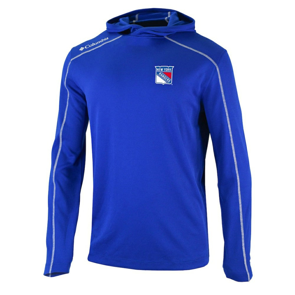 New York Rangers Columbia Omni-Wick Shotgun Long Sleeve Hoodie T-Shirt -  NHL T-shirts