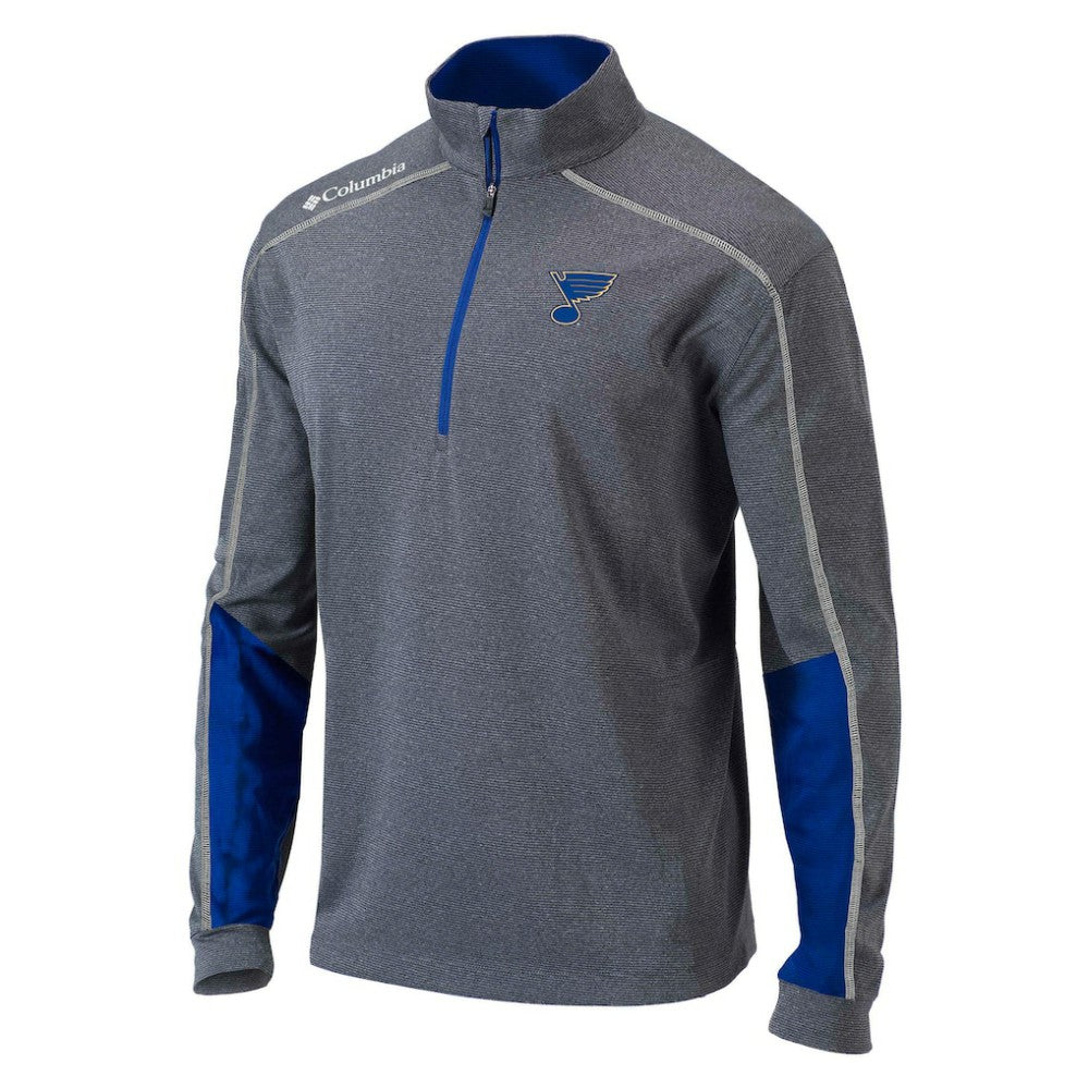St. Louis Blues Columbia Omni-Wick Shotgun 2.0 Quarter-Zip Pullover Top -  NHL Pullover