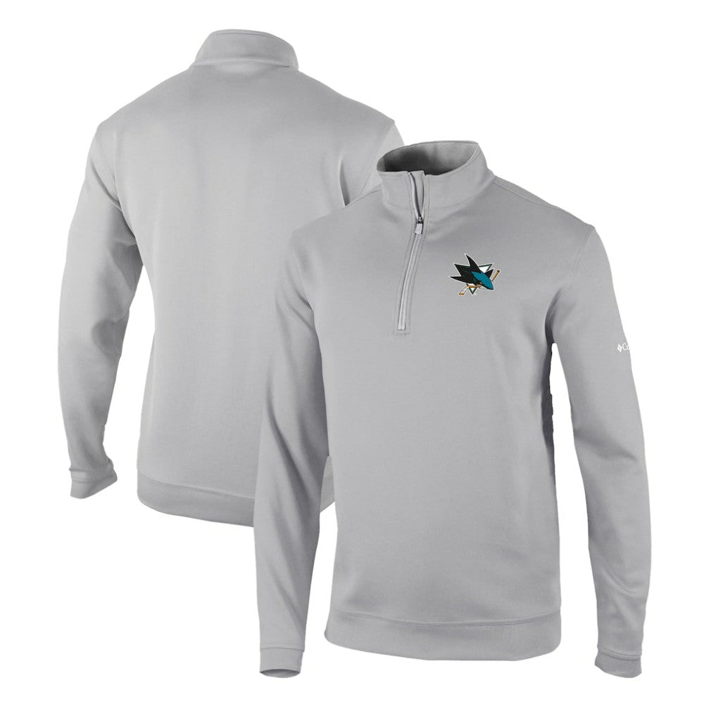 San Jose Sharks Columbia Omni-Wick Wickhams Hills Half-Zip Pullover Top -  NHL Pullover