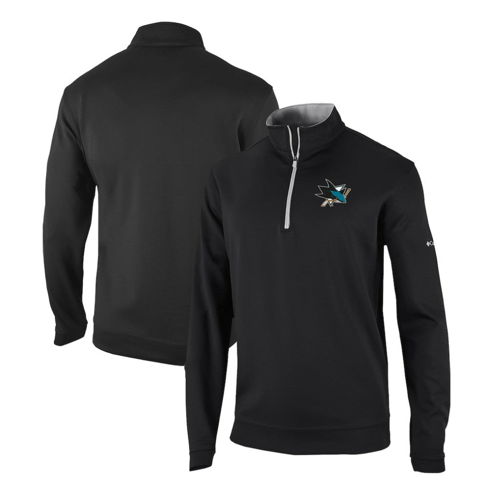 San Jose Sharks Columbia Omni-Wick Wickhams Hills Half-Zip Pullover Top -  NHL Pullover