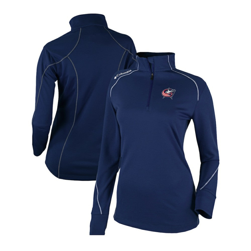 Columbus Blue Jackets Columbia Women's Omni-Wick Shotgun 2.0 Quarter-Zip Pullover Top -  NHL Pullover