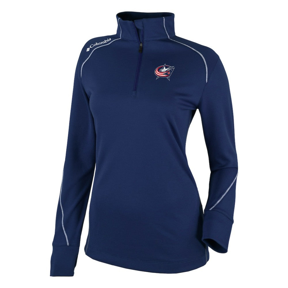 Columbus Blue Jackets Columbia Women's Omni-Wick Shotgun 2.0 Quarter-Zip Pullover Top -  NHL Pullover