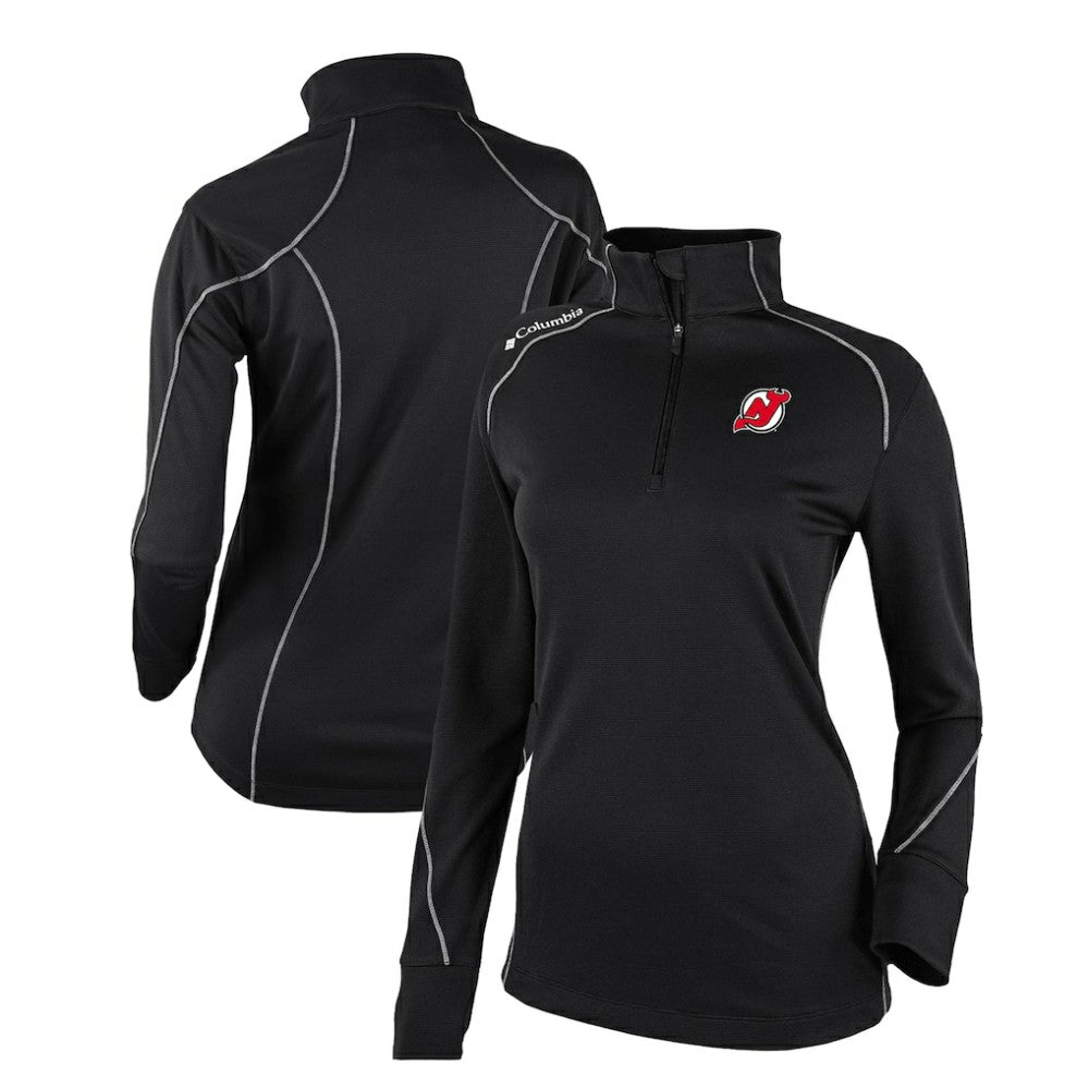 New Jersey Devils Columbia Women's Omni-Wick Shotgun 2.0 Quarter-Zip Pullover Top -  NHL Jerseys