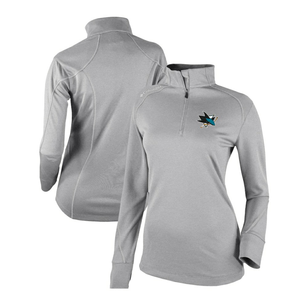 San Jose Sharks Columbia Women's Omni-Wick Shotgun 2.0 Quarter-Zip Pullover Top -  NHL Pullover