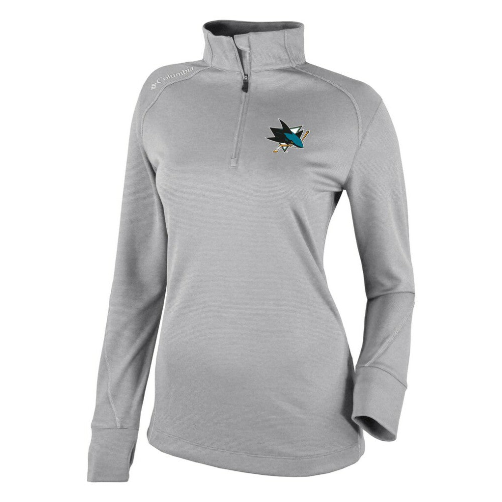 San Jose Sharks Columbia Women's Omni-Wick Shotgun 2.0 Quarter-Zip Pullover Top -  NHL Pullover