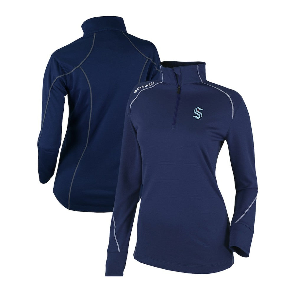 Seattle Kraken Columbia Women's Omni-Wick Shotgun 2.0 Quarter-Zip Pullover Top -  NHL Pullover