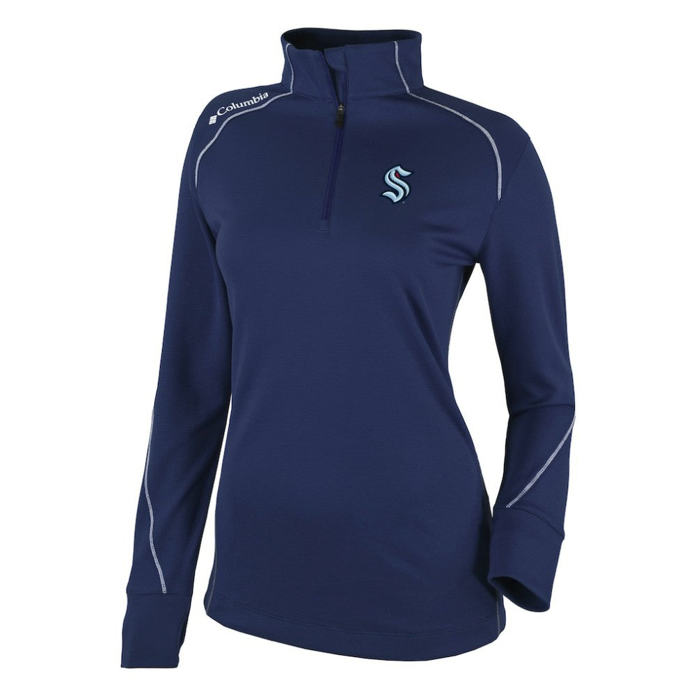 Seattle Kraken Columbia Women's Omni-Wick Shotgun 2.0 Quarter-Zip Pullover Top -  NHL Pullover