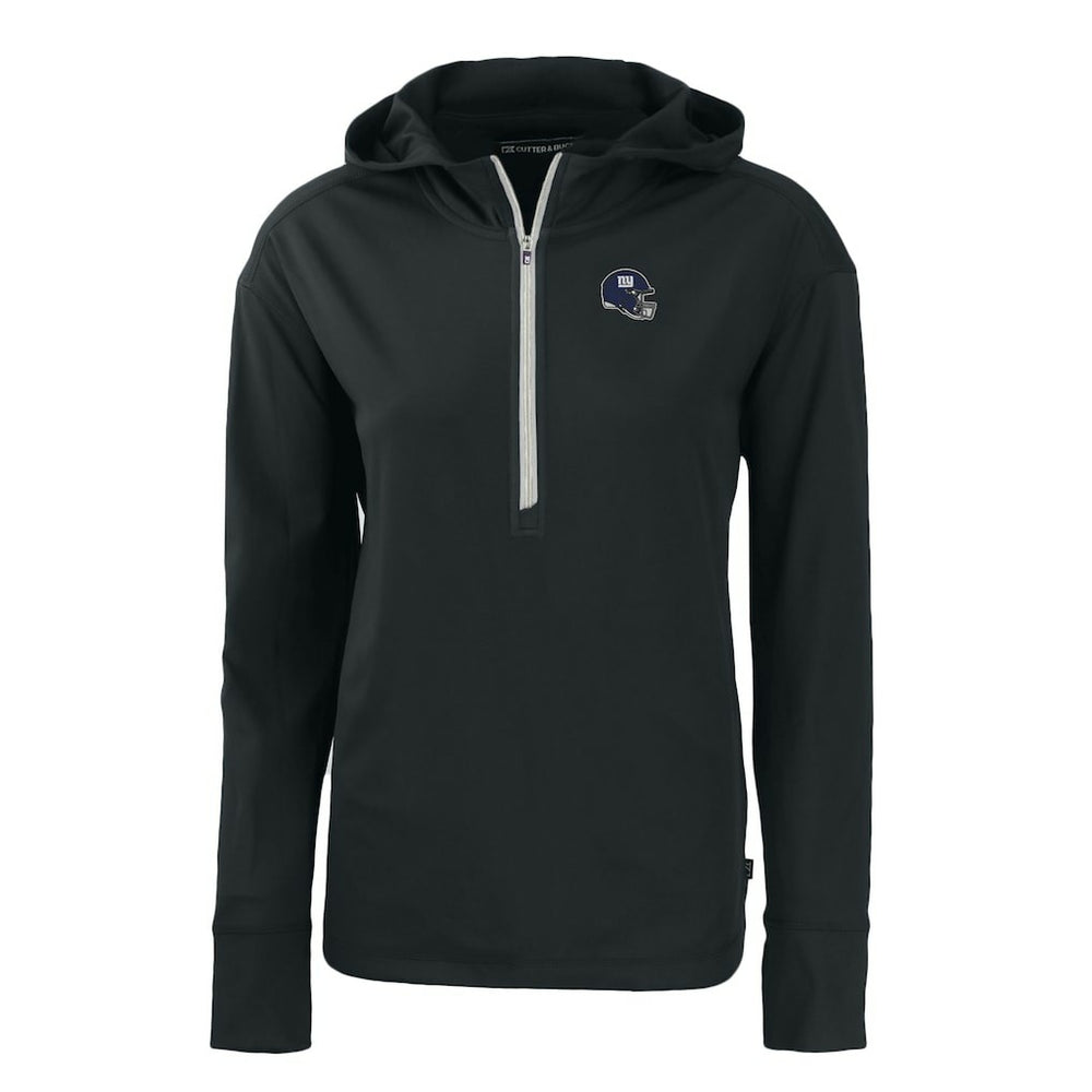 New York Giants Cutter & Buck Women's Helmet Daybreak Eco Recycled Half-Zip Hoodie | NFL Near me