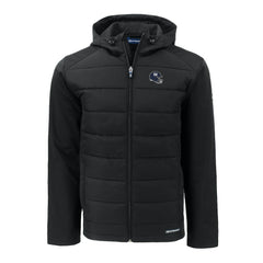 New York Giants Cutter & Buck Helmet Evoke Hybrid Eco Softshell Recycled Full-Zip Hoodie Jacket | NFL Discount