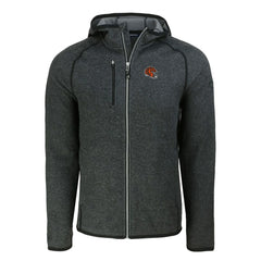 Cincinnati Bengals Cutter & Buck Helmet Mainsail Sweater-Knit Full-Zip Hoodie | NFL Hot