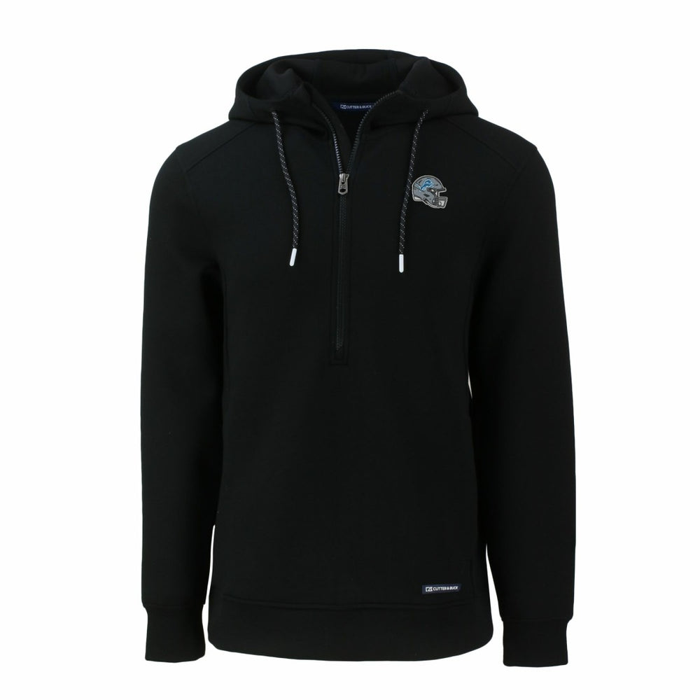 Detroit Lions Cutter & Buck Helmet Roam Eco Half-Zip Recycled Pullover Hoodie | NFL Near me