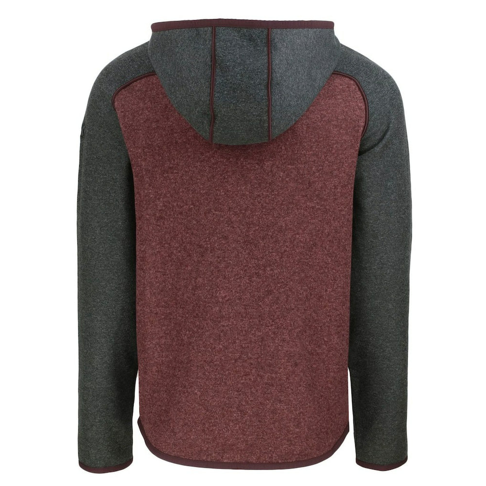 Washington Commanders Cutter & Buck Helmet Mainsail Sweater-Knit Full-Zip Hoodie | NFL Hot