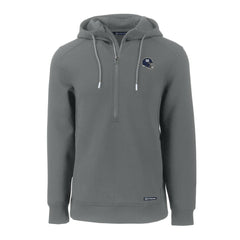 New York Giants Cutter & Buck Helmet Roam Eco Half-Zip Recycled Pullover Hoodie | NFL Outlet