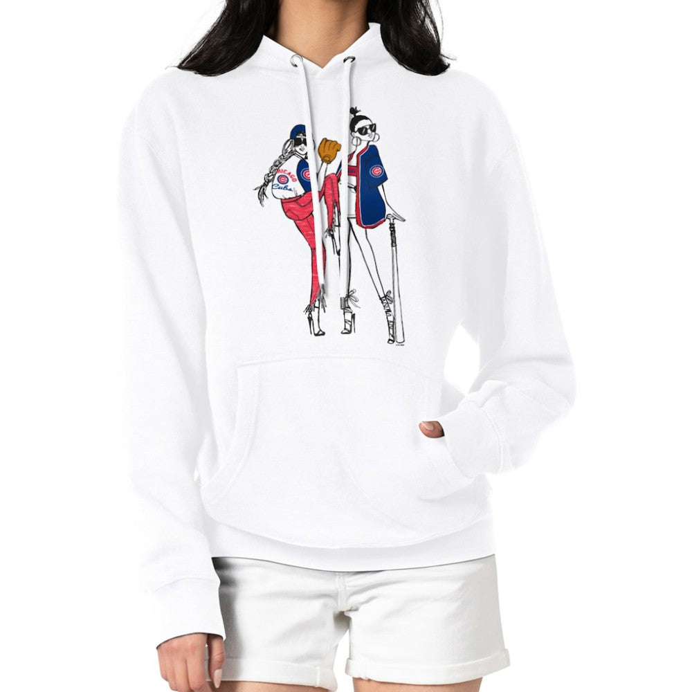 Chicago Cubs G-III 4Her by Carl Banks Women's Baseball Girls Fleece Pullover Hoodie - MLB Hoodies