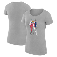 Chicago Cubs G-III 4Her by Carl Banks Women's Super-Slim Fit Lightweight Baseball Girls T-Shirt - MLB T-shirts