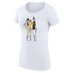 San Diego Padres G-III 4Her by Carl Banks Women's Super-Slim Fit Lightweight Baseball Girls T-Shirt - MLB T-shirts