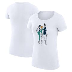 Seattle Mariners G-III 4Her by Carl Banks Women's Super-Slim Fit Lightweight Baseball Girls T-Shirt - MLB T-shirts