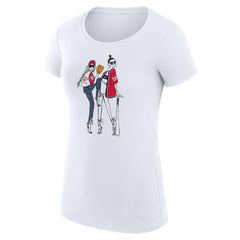 Washington Nationals G-III 4Her by Carl Banks Women's Super-Slim Fit Lightweight Baseball Girls T-Shirt - MLB T-shirts