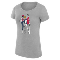 Washington Nationals G-III 4Her by Carl Banks Women's Super-Slim Fit Lightweight Baseball Girls T-Shirt - MLB T-shirts