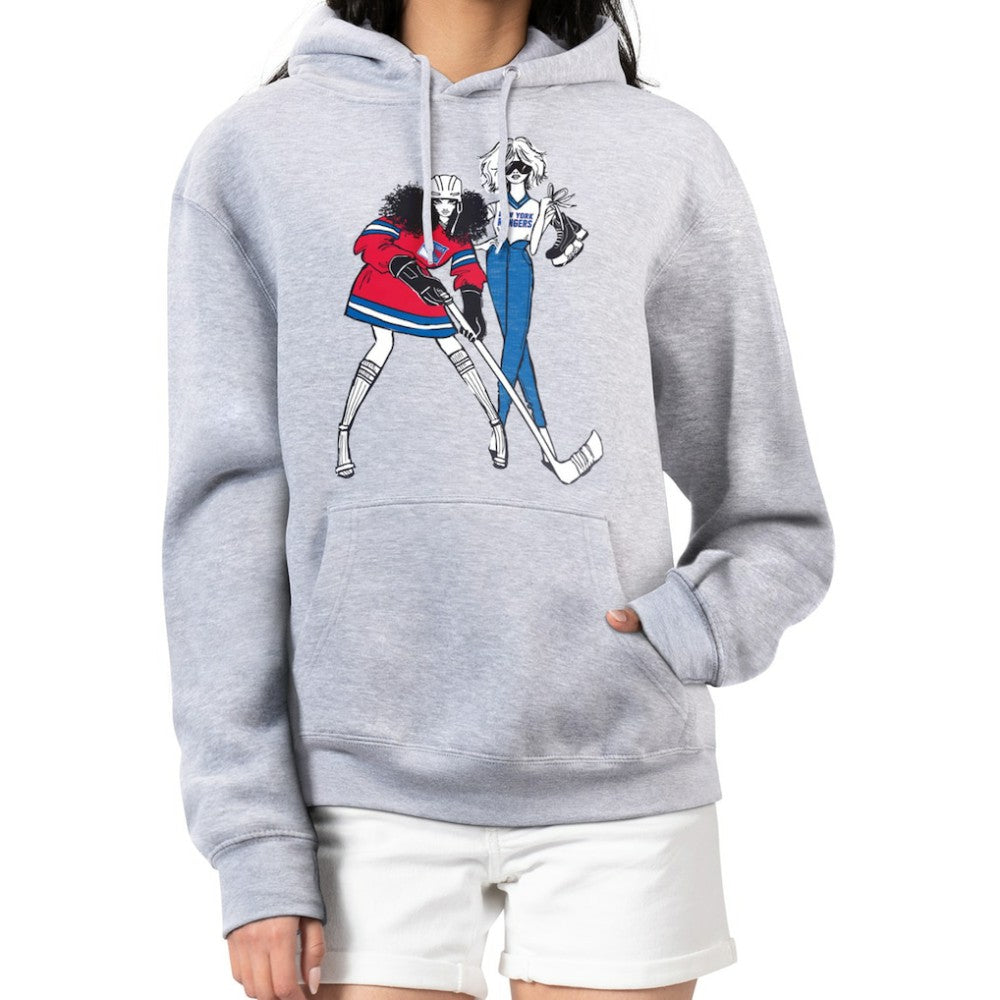 New York Rangers G-III 4Her by Carl Banks Women's Hockey Girls Fleece Pullover Hoodie -  NHL Hoodies