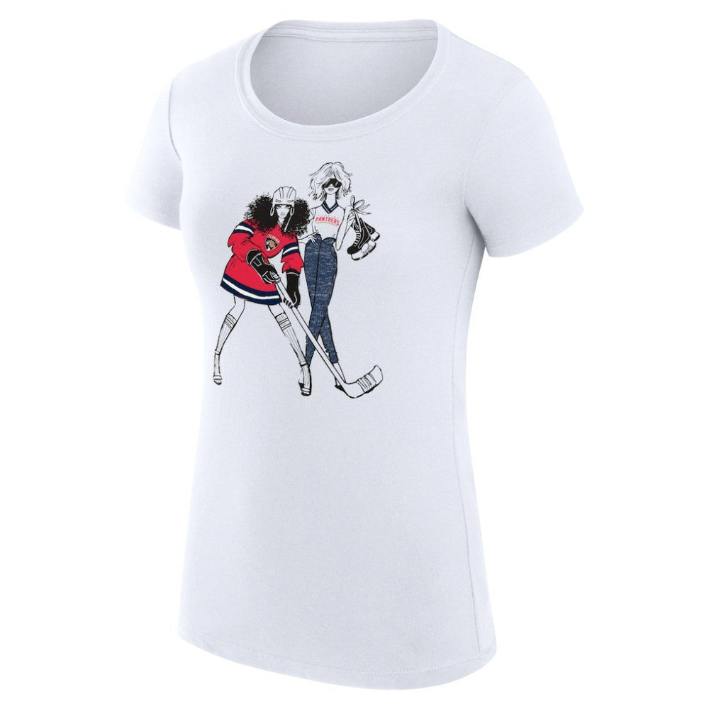 Florida Panthers G-III 4Her by Carl Banks Women's Super-Slim Fit Lightweight Hockey Girls T-Shirt -  NHL T-shirts