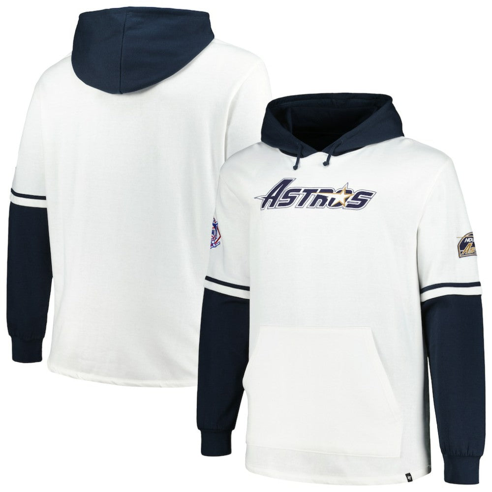 Houston Astros '47 Big & Tall Trifecta Shortstop Pullover Hoodie - MLB Hoodies