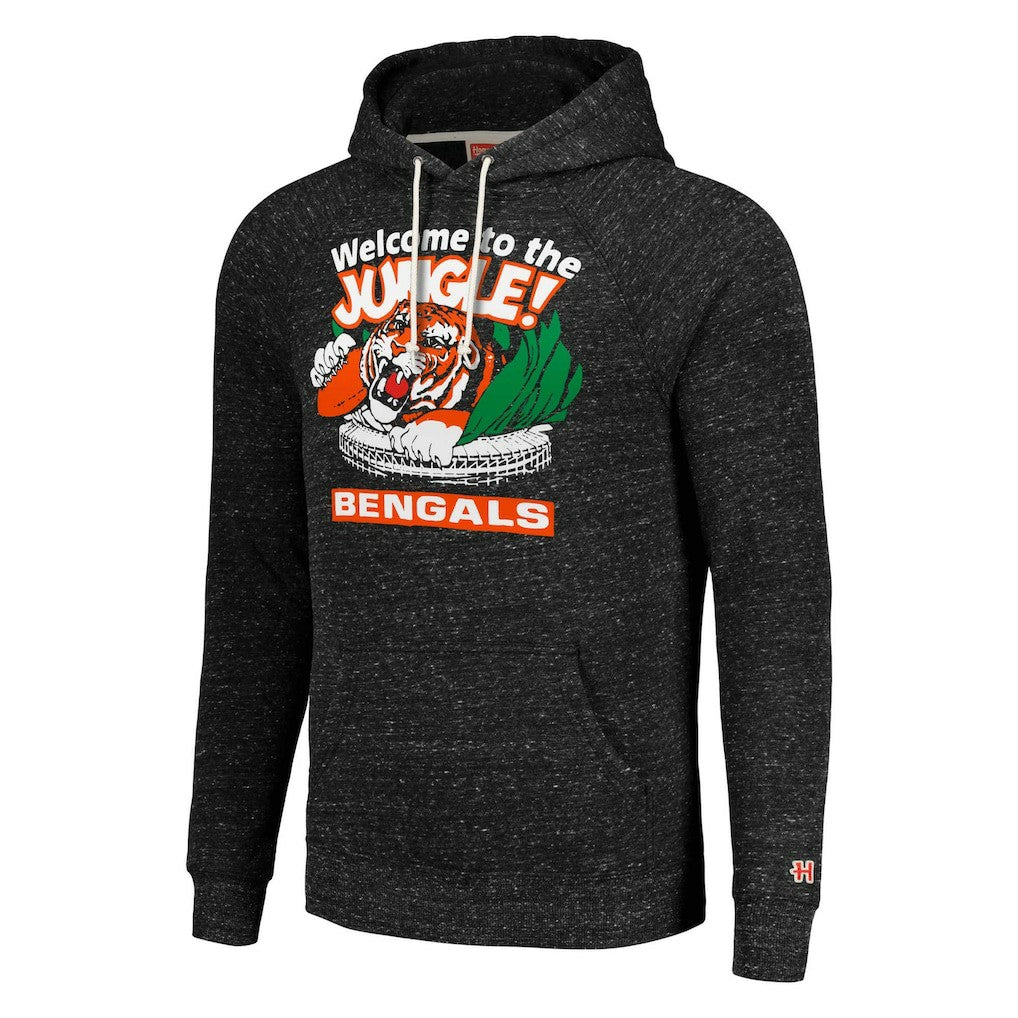 Cincinnati Bengals Homage Unisex Hyperlocal Raglan Pullover Hoodie | NFL US