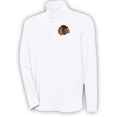 Chicago Blackhawks Antigua Hunk Quarter-Zip Pullover Top -  NHL Pullover