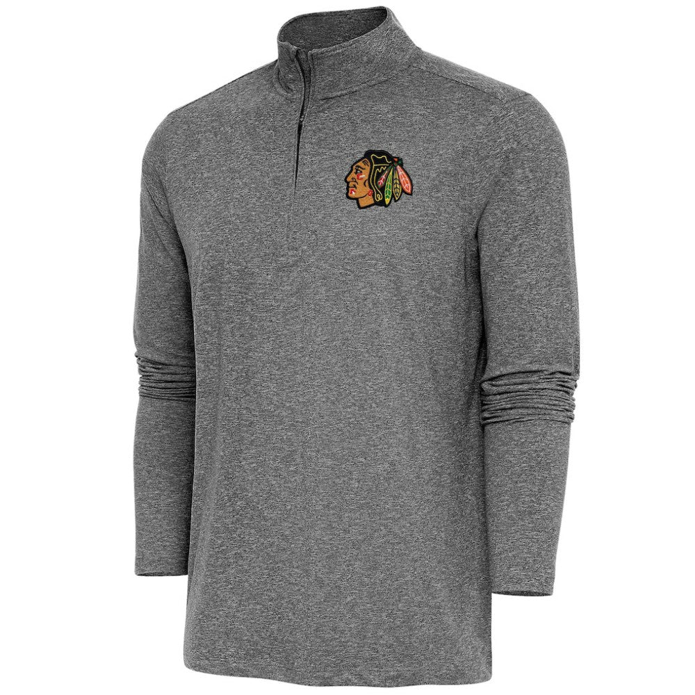 Chicago Blackhawks Antigua Hunk Quarter-Zip Pullover Top -  NHL Pullover