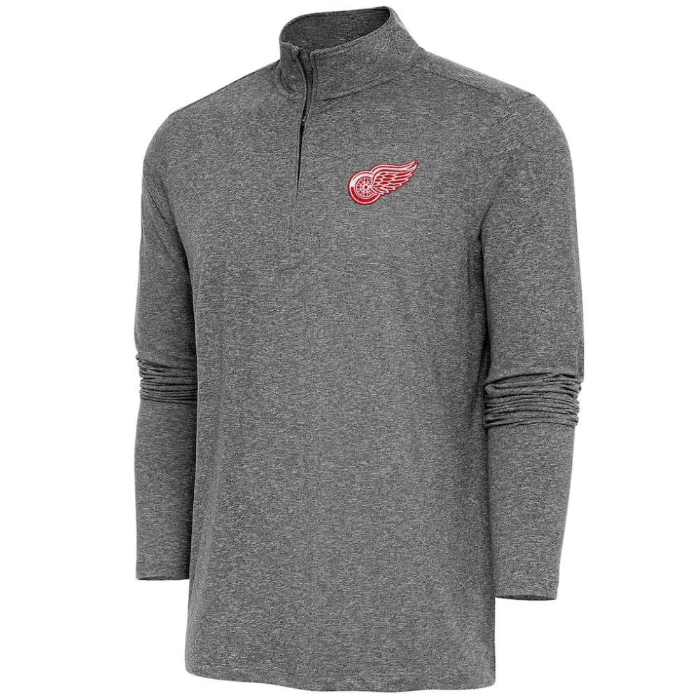 Detroit Red Wings Antigua Hunk Quarter-Zip Pullover Top -  NHL Pullover
