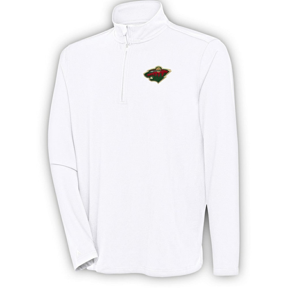 Minnesota Wild Antigua Hunk Quarter-Zip Pullover Top -  NHL Pullover