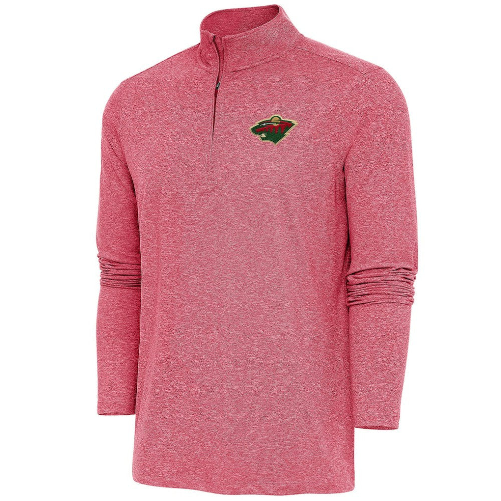 Minnesota Wild Antigua Hunk Quarter-Zip Pullover Top -  NHL Pullover