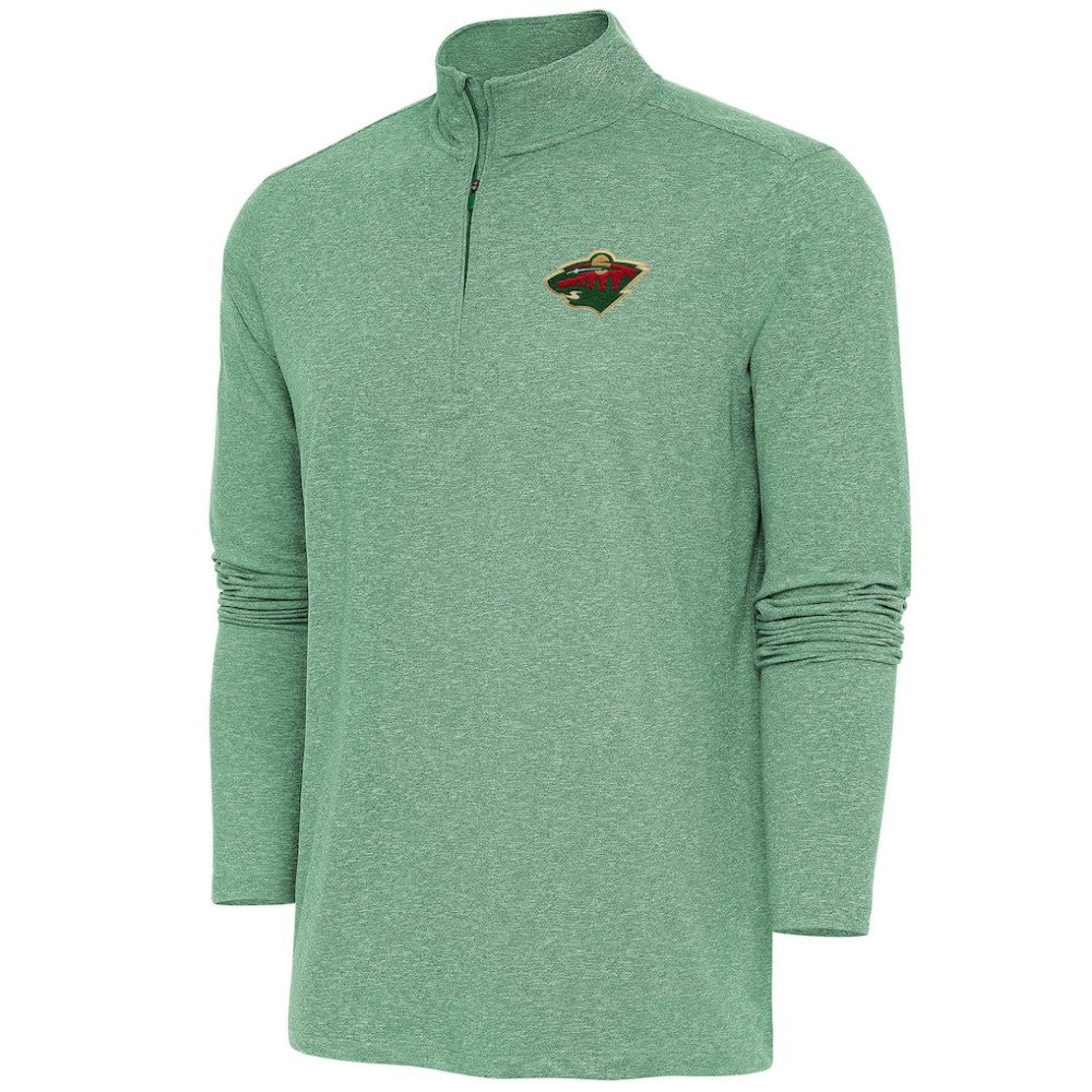 Minnesota Wild Antigua Hunk Quarter-Zip Pullover Top -  NHL Pullover