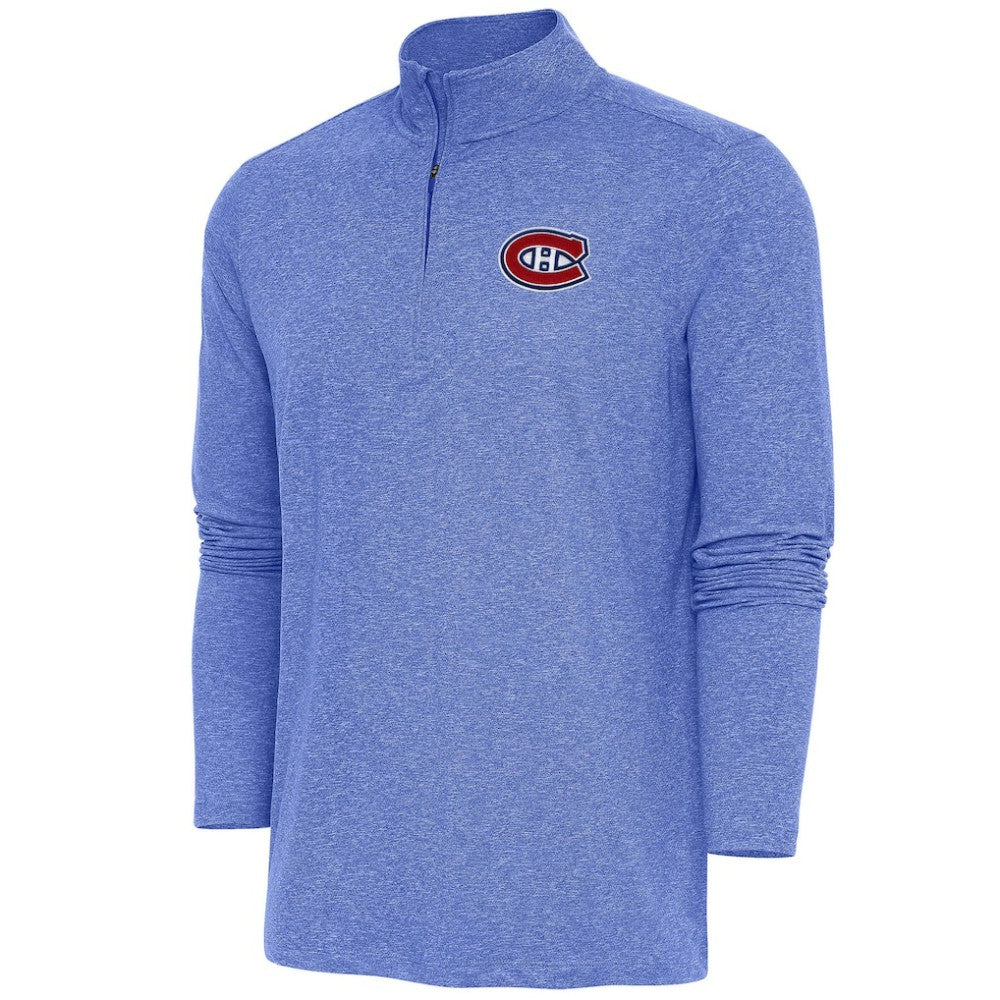 Montreal Canadiens Antigua Hunk Quarter-Zip Pullover Top -  NHL Pullover