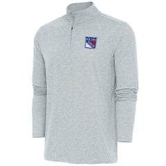 New York Rangers Antigua Hunk Quarter-Zip Pullover Top -  NHL Pullover