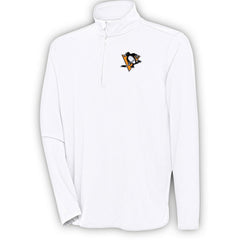 Pittsburgh Penguins Antigua Hunk Quarter-Zip Pullover Top -  NHL Pullover