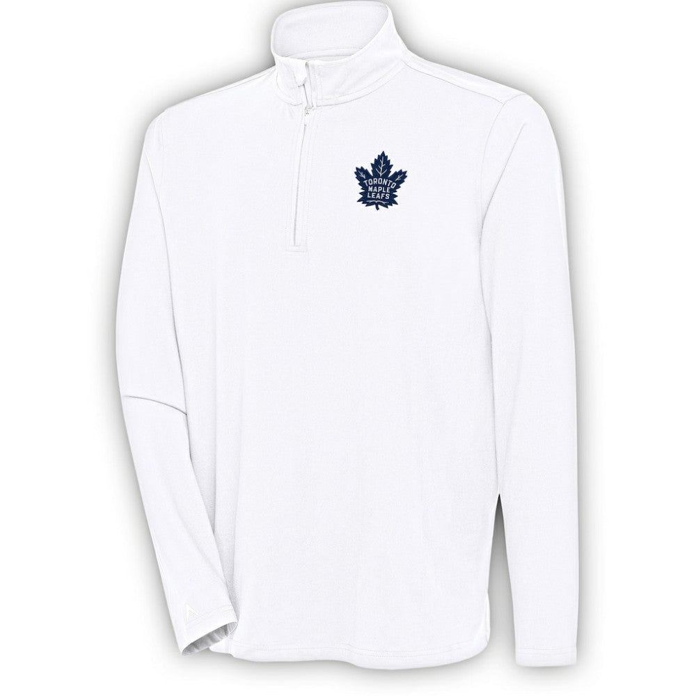 Toronto Maple Leafs Antigua Hunk Quarter-Zip Pullover Top -  NHL Pullover