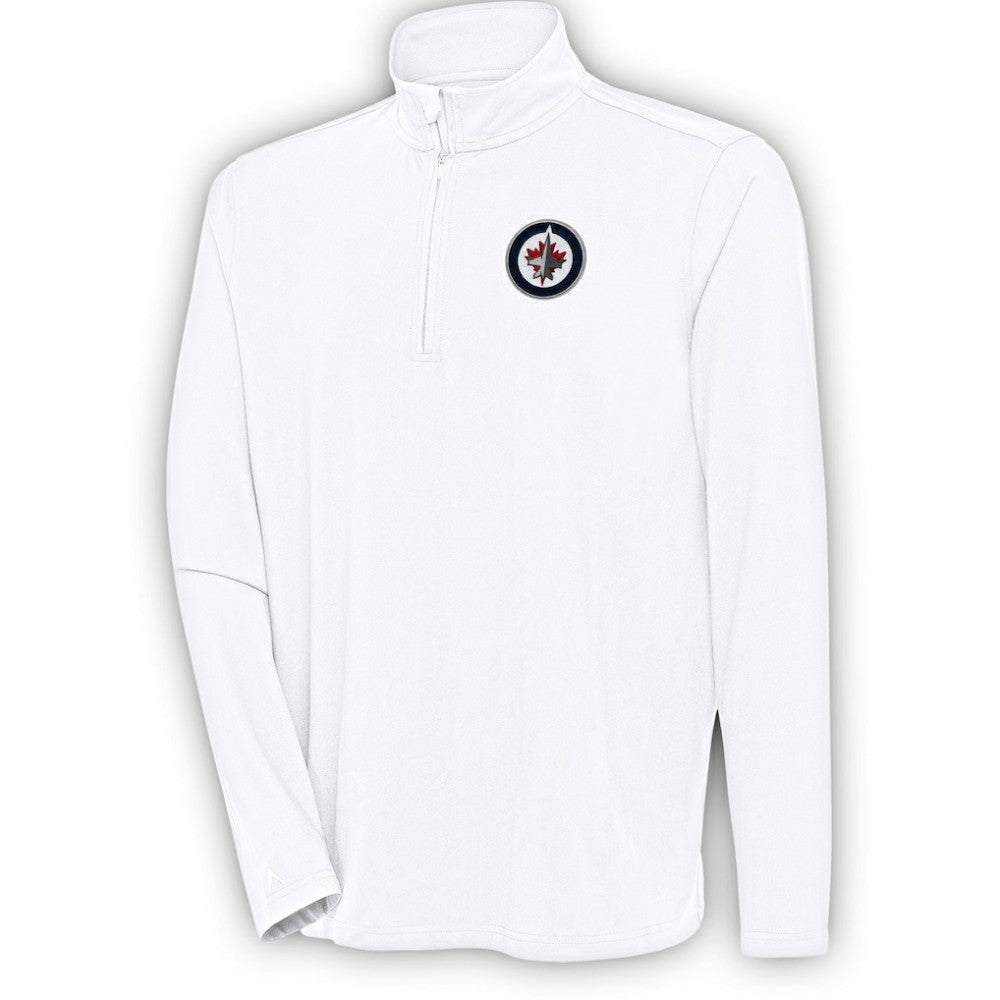 Winnipeg Jets Antigua Hunk Quarter-Zip Pullover Top -  NHL Pullover