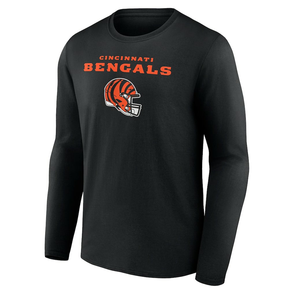 Cincinnati Bengals Ja'Marr Chase  Team Wordmark Player Name & Number Long Sleeve T-Shirt | NFL Discount