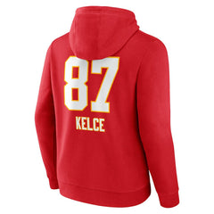 Kansas City Chiefs Travis Kelce  Team Wordmark Player Name & Number Pullover Hoodie | NFL Online