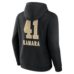 New Orleans Saints Alvin Kamara  Team Wordmark Player Name & Number Pullover Hoodie | NFL New