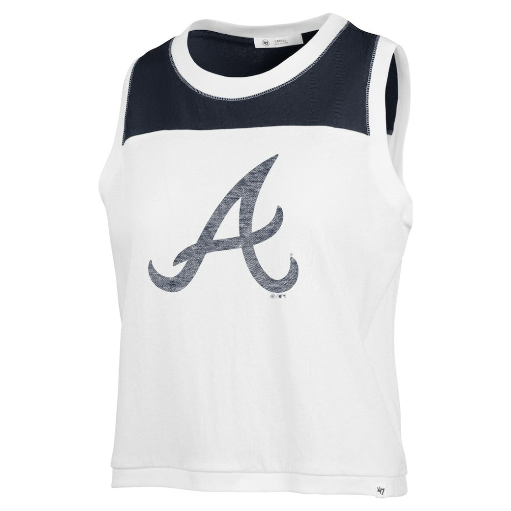 Atlanta Braves '47 Women's Plus Size Waist Length Muscle Tank Top - MLB Tanks